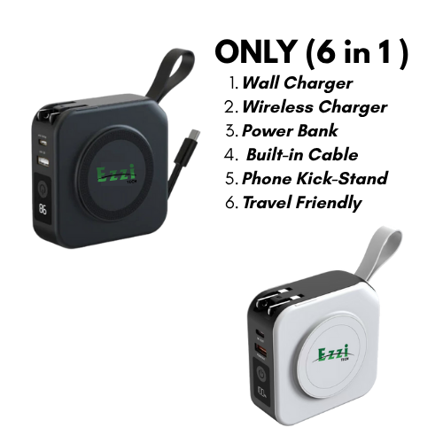 Ezzitech's ( 6-in-1) : The Last Charger You'll Ever Need